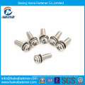 Stock Cross Recessed Small Pan Head Screws with Spring and Plain Washer